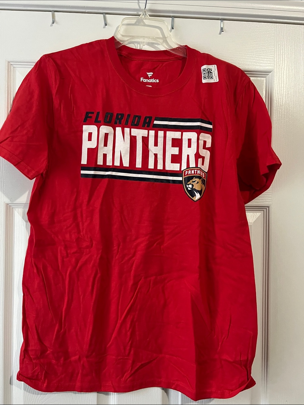 NWOT Fanatics Red Florida Panthers Graphic Tee